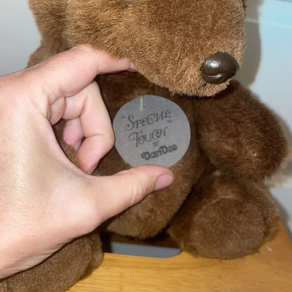 Dandee Special Touch‎ Brown Bear With Tags Vintage